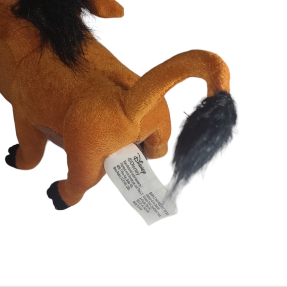 Disney The Lion King Pumbaa Small Plush 7½" Stuffed Animal Warthog - Picture 5 of 7